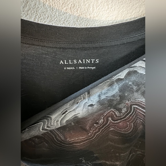 ❤️ Allsaints Crop Mineral Tee | Sz XS - Picture 5 of 8